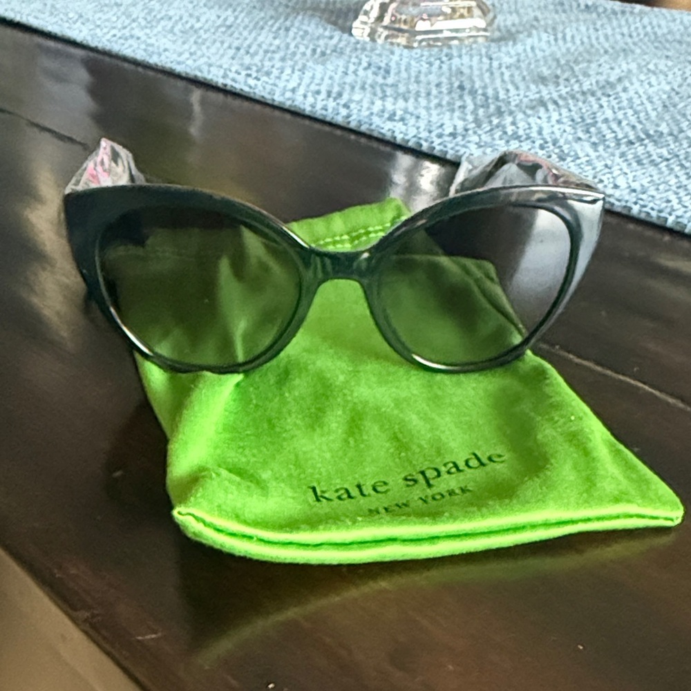 Kate Spade Green Cat Eye Sunglasses
